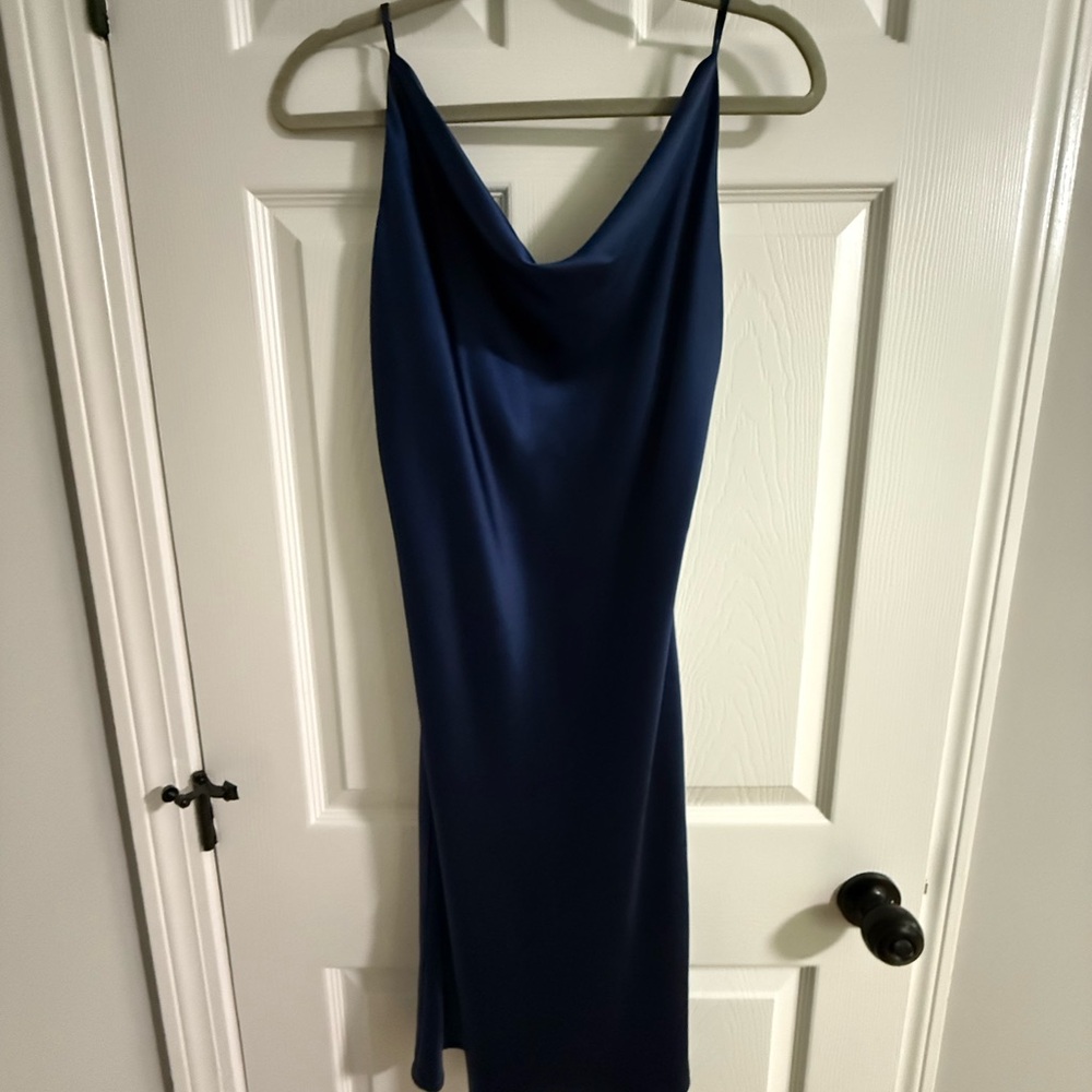 Schiffer Slip Midi Dress Midnight